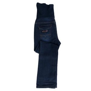 Bella Vida Boot cut Maternity Jeans Dark Wash Sz M